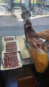 Jamón corte a cuchillo